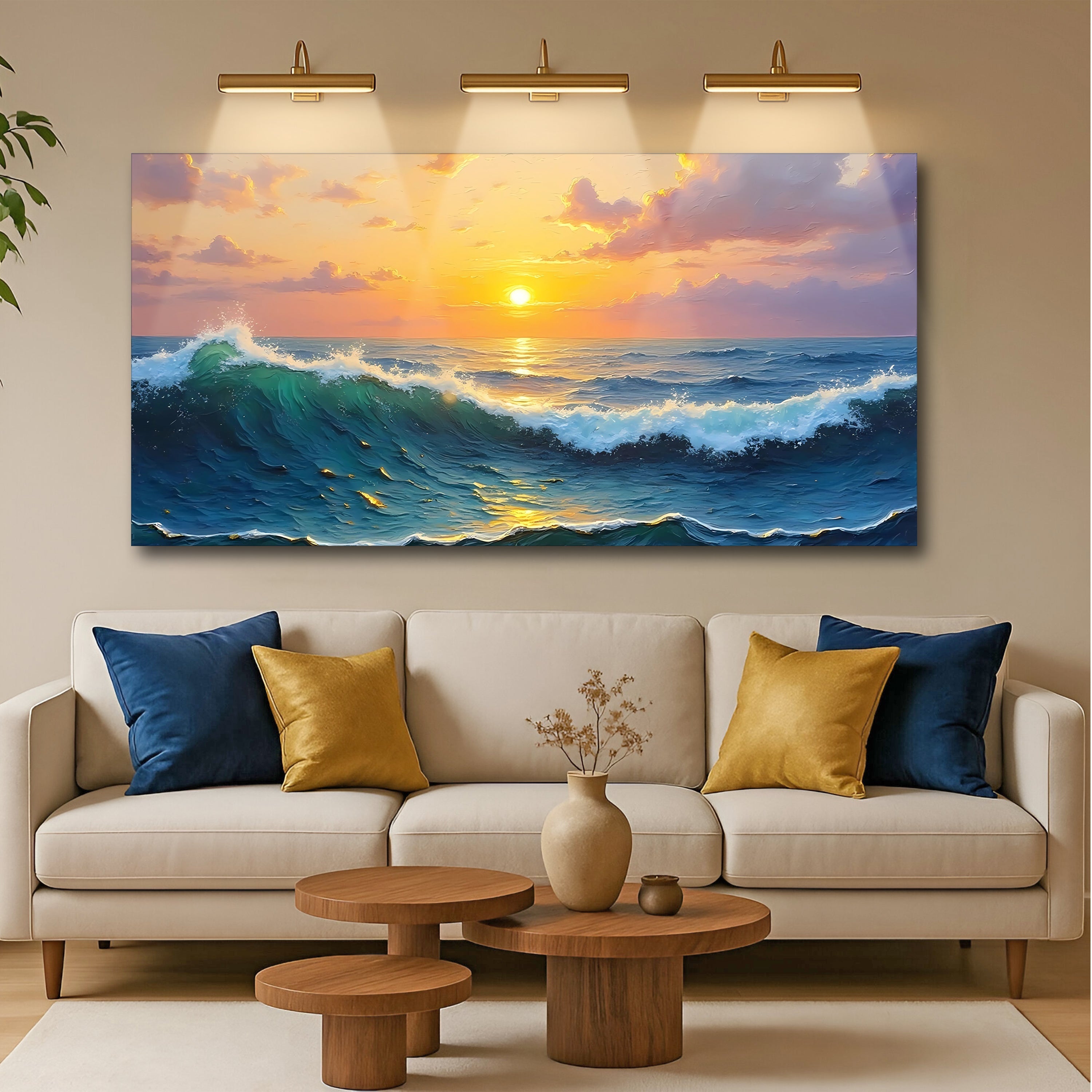 Waterscape Abstract Wall Art XII