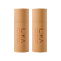ILIKA 100% Natural Lip Balm - 2X Volume, Organic, Plastic-free, Vegan, Cruelty-Free, COSMOS Certified Organic, PETA Certified, Plant-Based, Biodegradable Tube, 2 Pack, Orange Tangerine - 0.3 Oz each