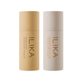 ILIKA 100% Natural Lip Balm - 2X Volume, Organic, Plastic-free, Vegan & Cruelty-Free, COSMOS Certified, PETA Certified, Plant-Based, 2 Pack, Ginger Lemon & Almond Cardamom Rose - 0.3 oz each