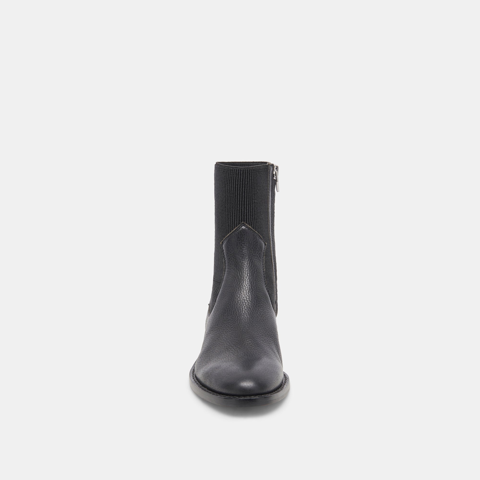 GINEVA BOOTS BLACK LEATHER - re:vita