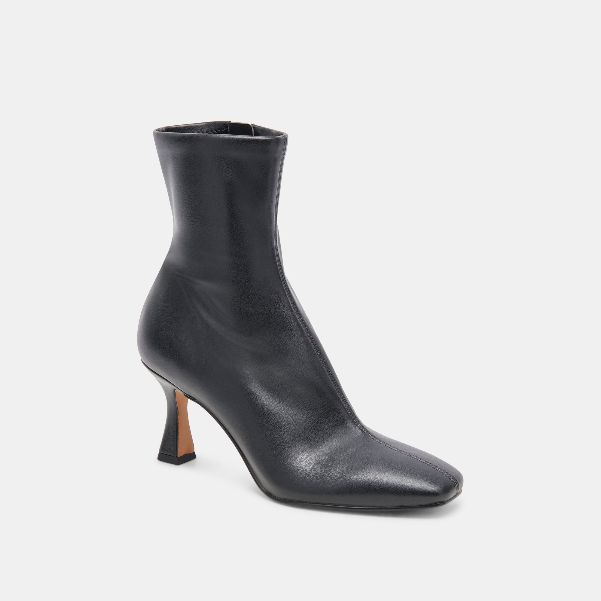 GLAMOR WIDE CALF BOOTS BLACK STELLA - re:vita