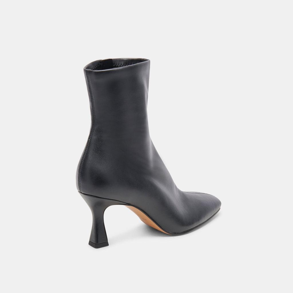 GLAMOR WIDE CALF BOOTS BLACK STELLA - re:vita
