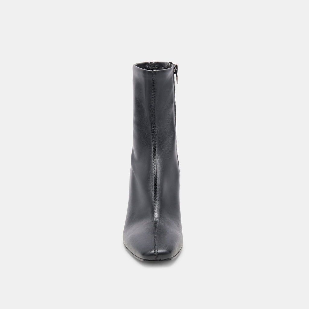 GLAMOR WIDE CALF BOOTS BLACK STELLA - re:vita