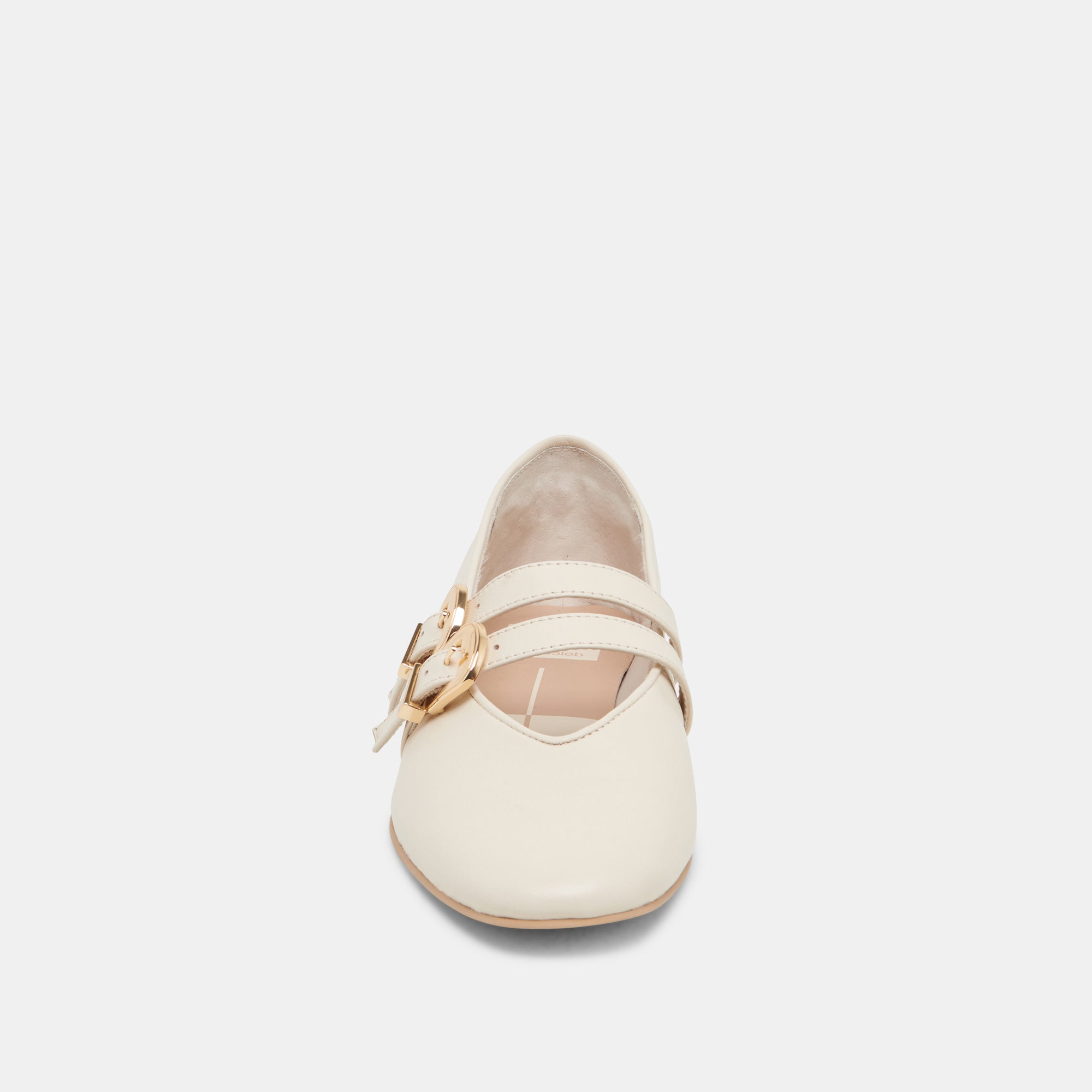 BAYLEE BALLET FLATS IVORY LEATHER - re:vita