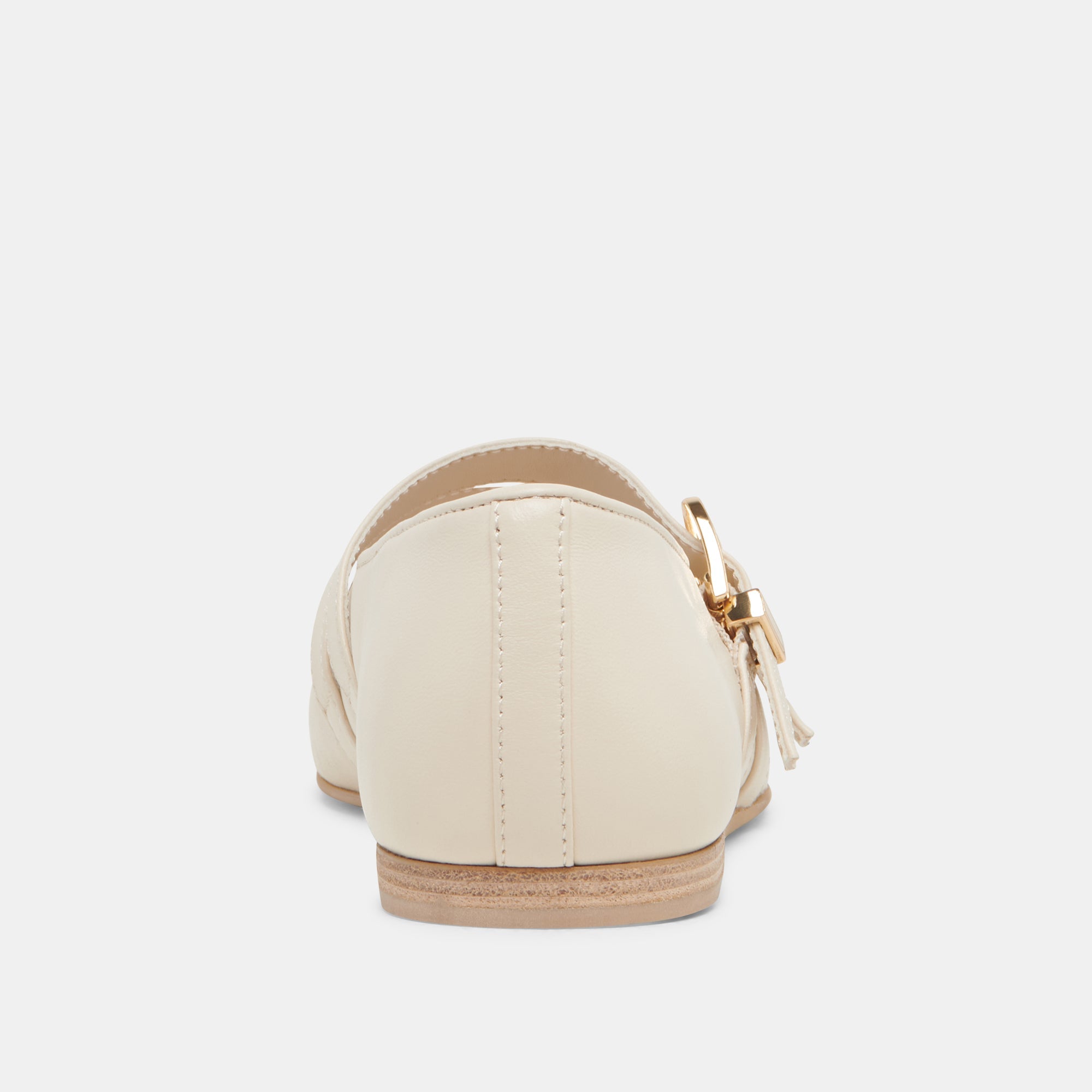 BAYLEE BALLET FLATS IVORY LEATHER - re:vita