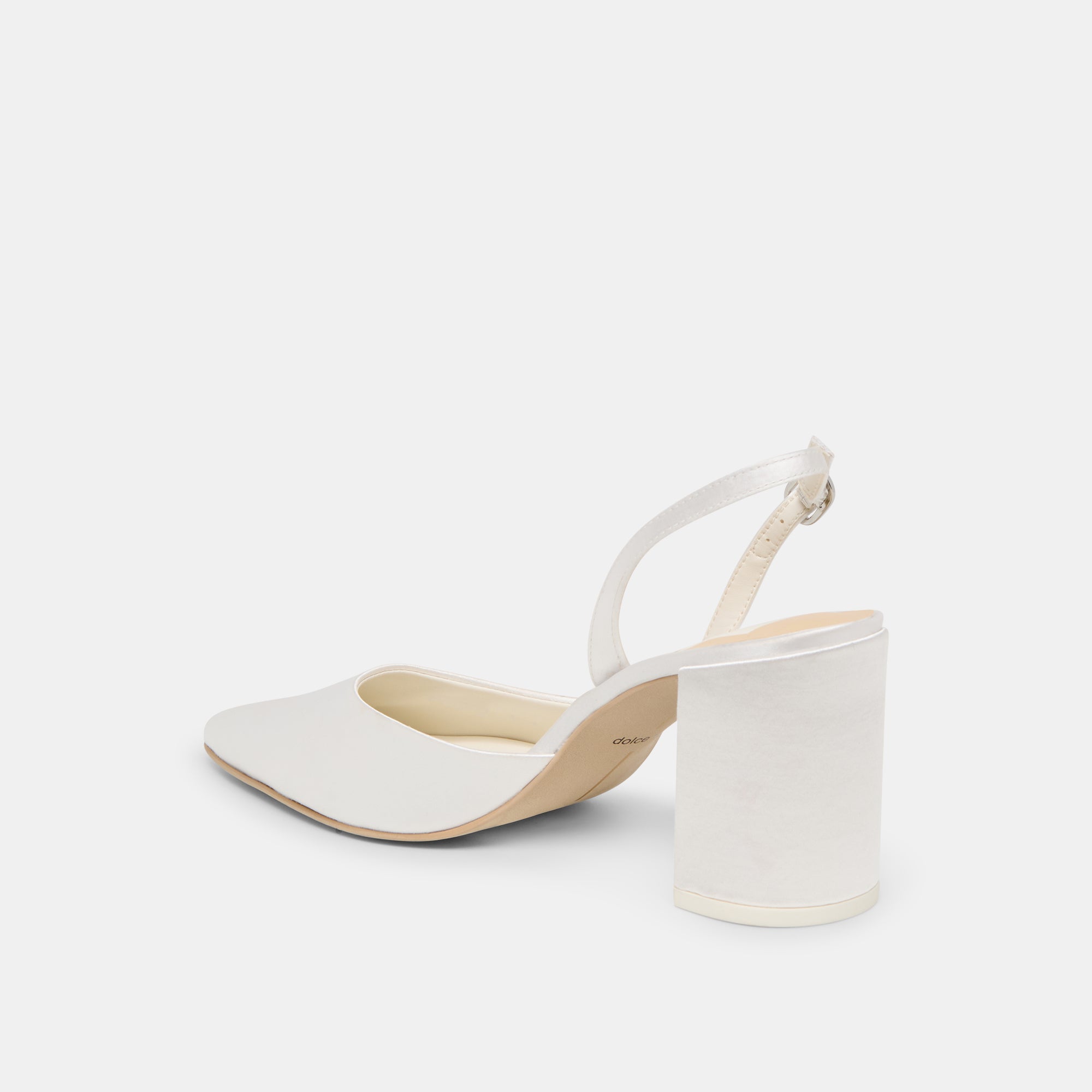 CAREL HIGH HEELS TRUE WHITE SATIN - re:vita