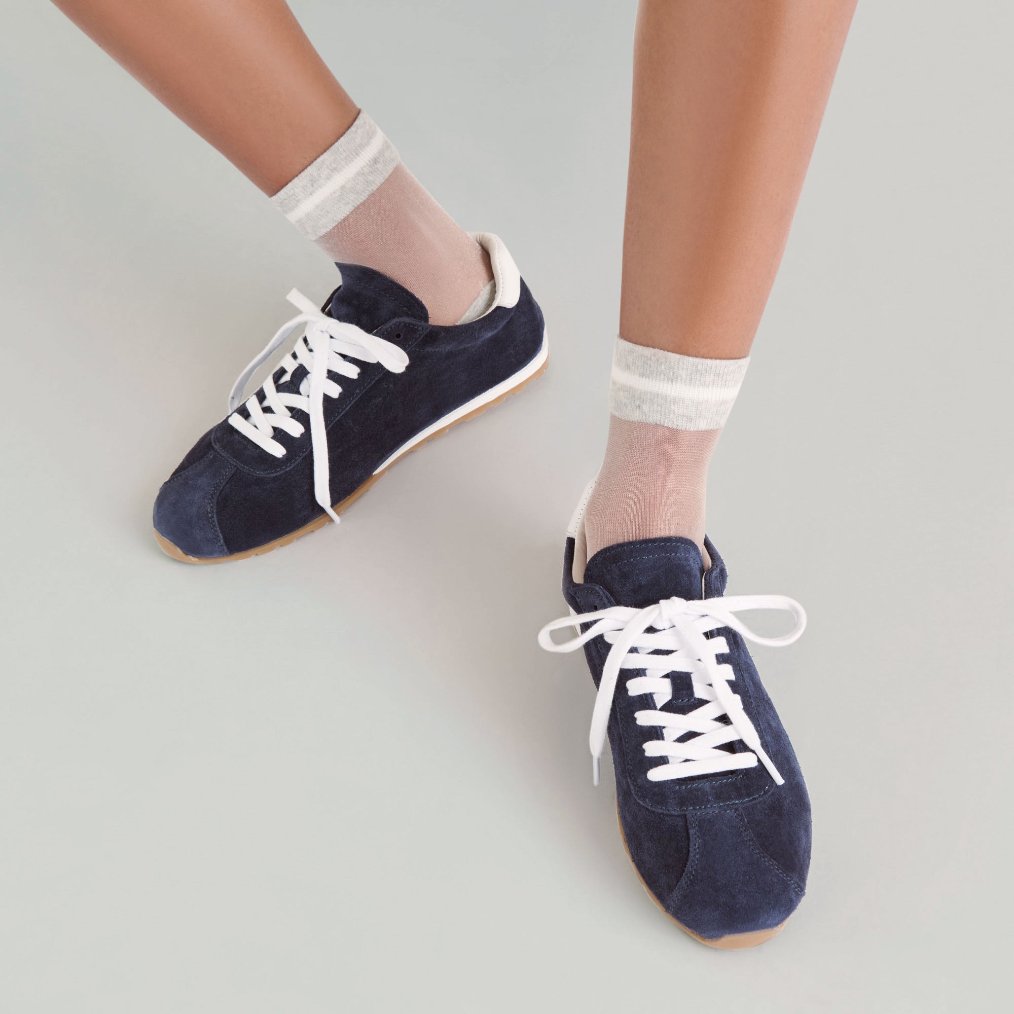 SERINA SNEAKERS NAVY SUEDE - re:vita