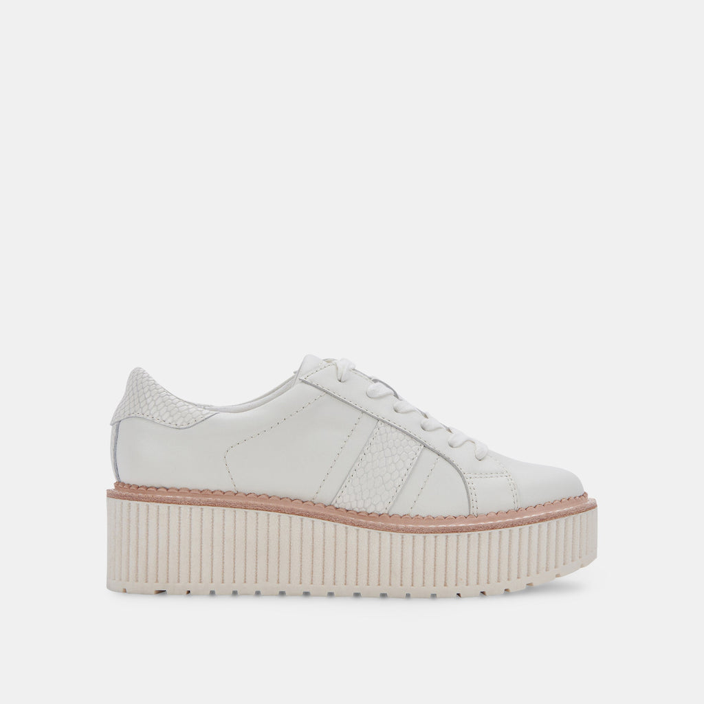 TIGER SNEAKERS WHITE LEATHER - re:vita