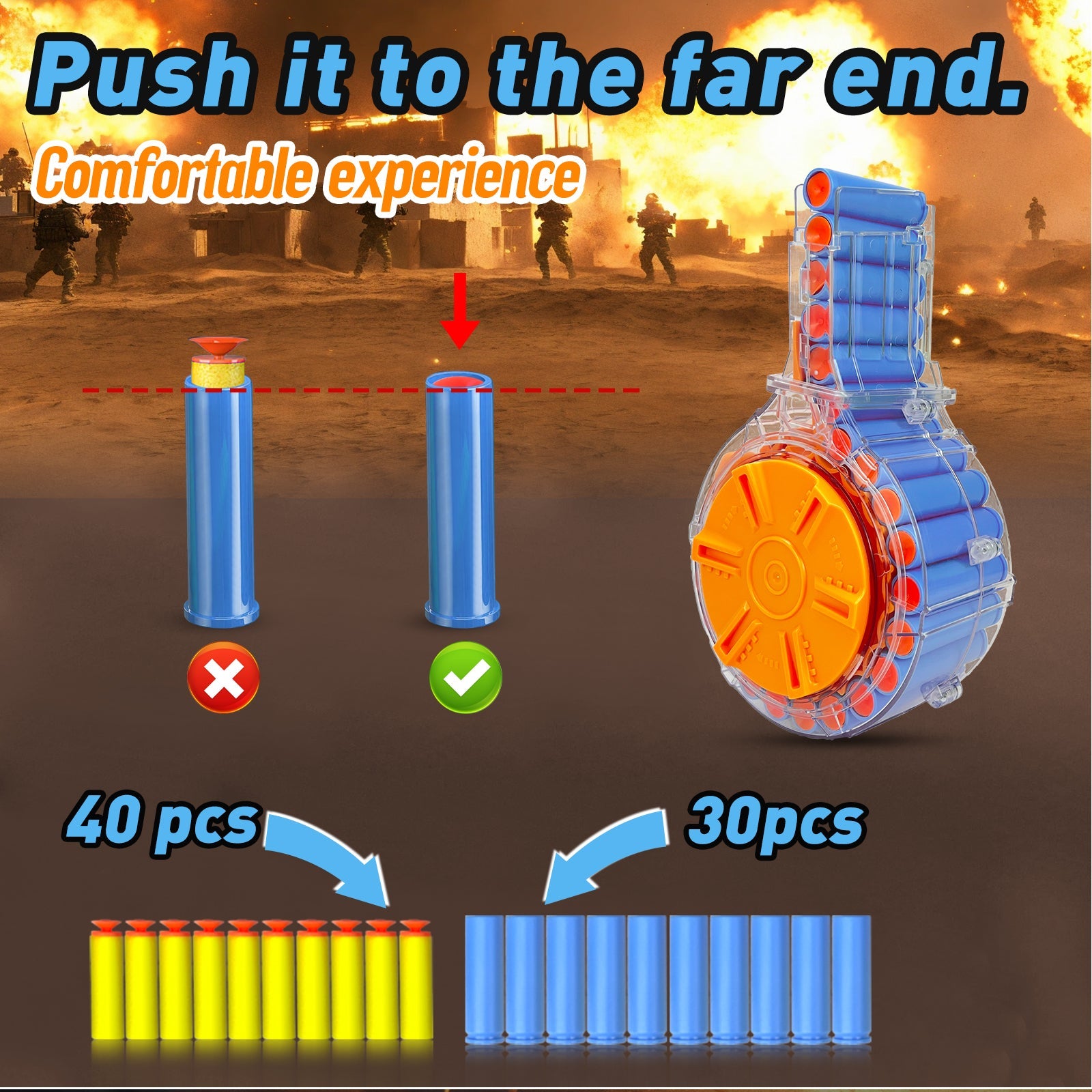 Semi-Automatic Toy Gun with Rechargeable Battery, 22-Round Magazine, Shell Ejection Feature, Quick Loader, and High-Speed Accuracy