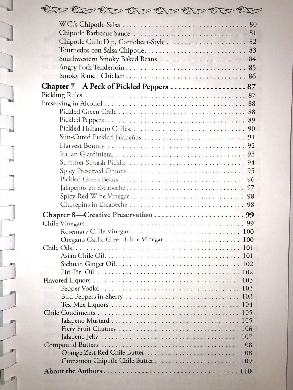 cookbooks "Too Many Chiles"