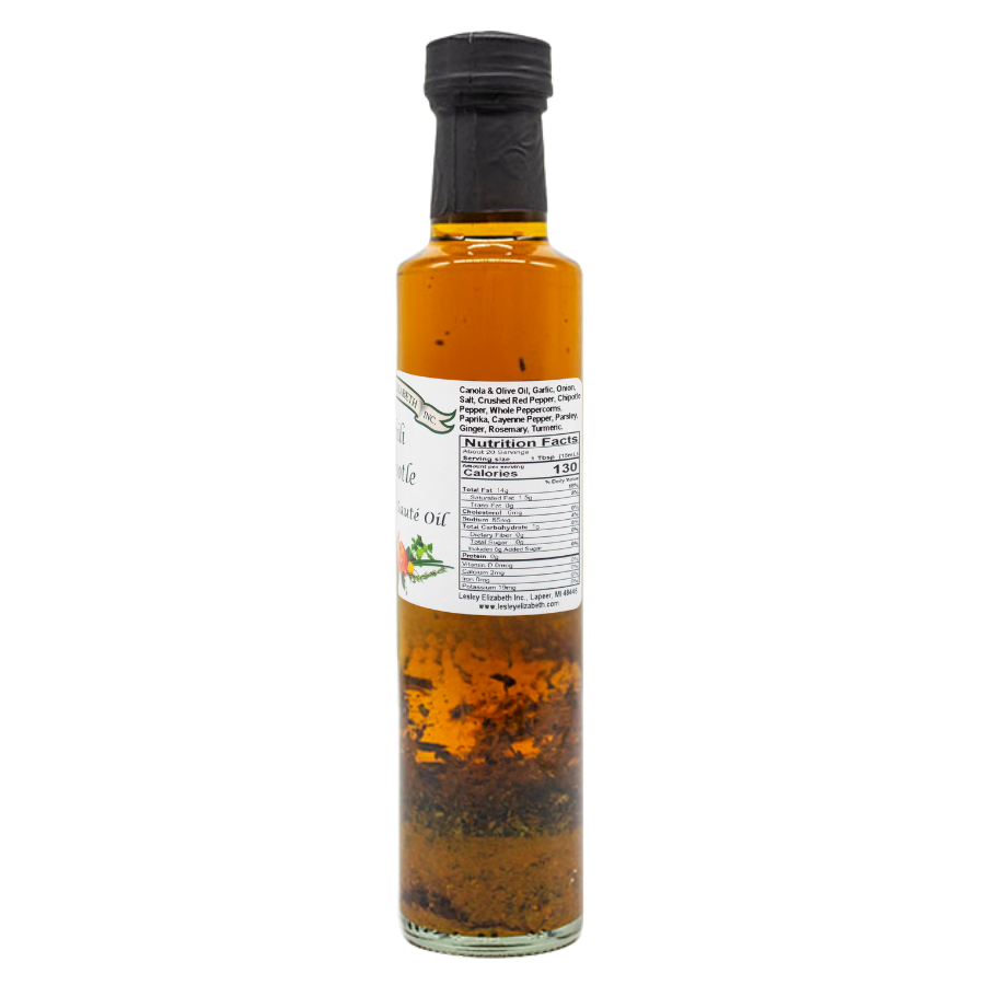 Chili Chipotle Grilling & Saute Oil, Dorica (250mL)