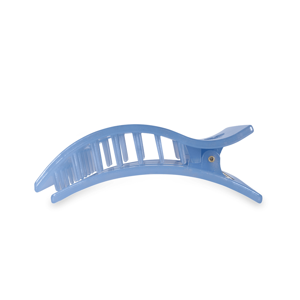 Blue Lagoon Large Flat Rectangle Hair Clip