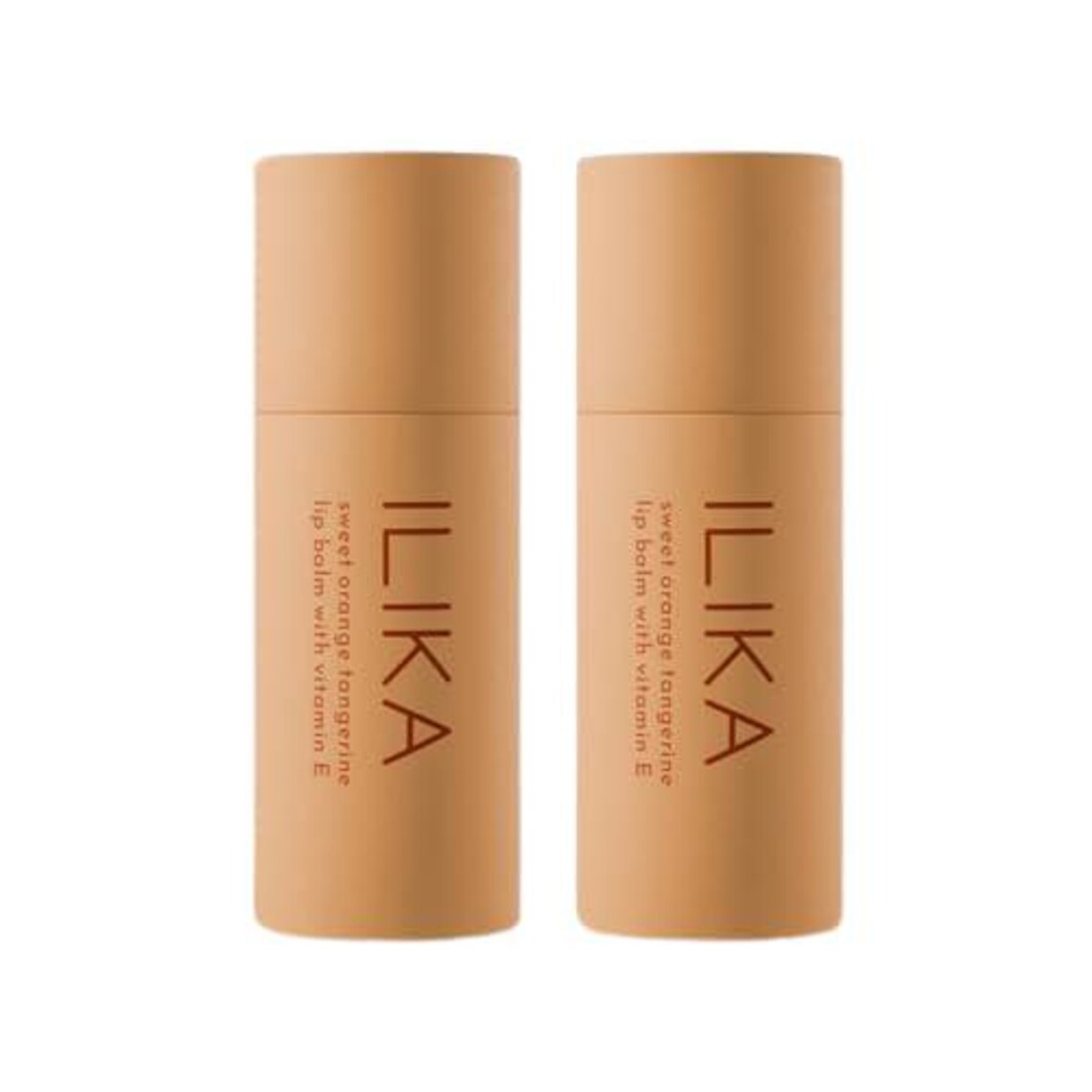 ILIKA 100% Natural Lip Balm - 2X Volume, Organic, COSMOS Certified Organic, PETA Certified, Plant-Based, Biodegradable Tube, 2 Pack - Unscented andVanilla & Peppermint - 0.3 oz each
